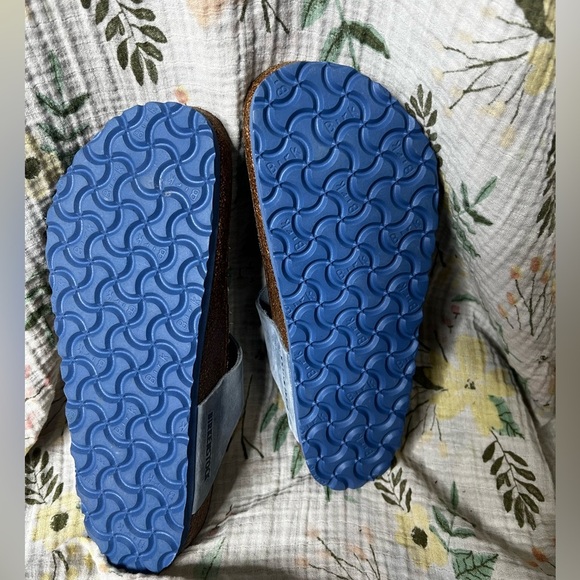 Birkenstock Sky Blue Braided Gizeh Sandals Women’s Size EU 39 US 8/8.5 - Picture 7 of 7